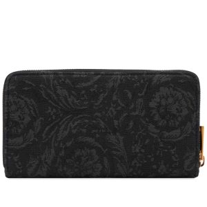 Versace Long Wallet In Embroidery Jacquard