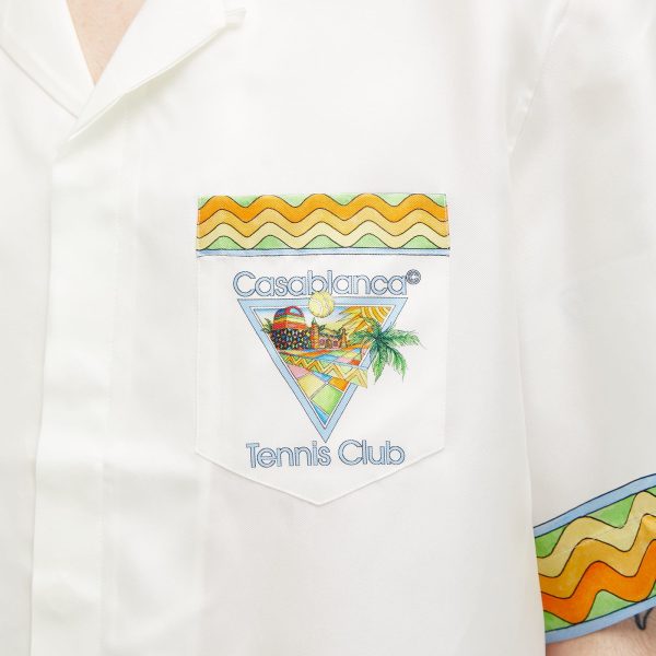 Casablanca Tennis Club Silk Vacation Shirt