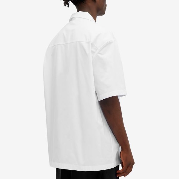 Jil Sander Short Sleeve Organic Cotton Vacation Shirt