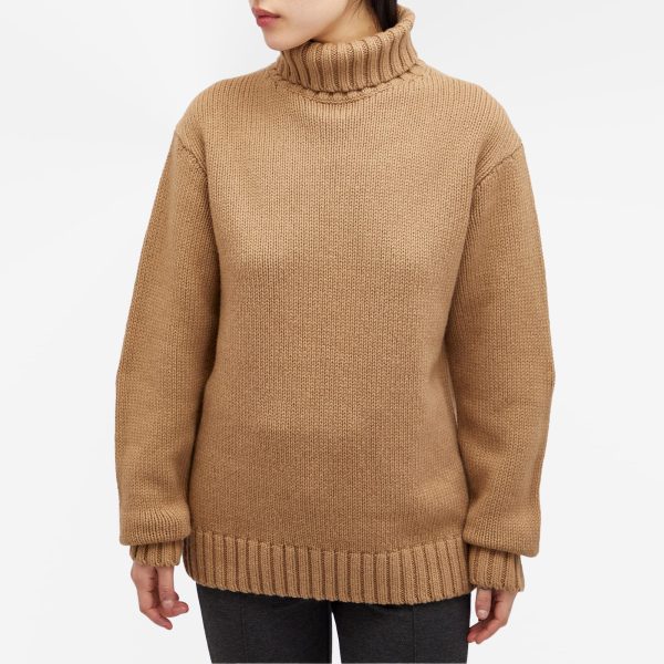 Helmut Lang Funnel Neck Knit Sweater