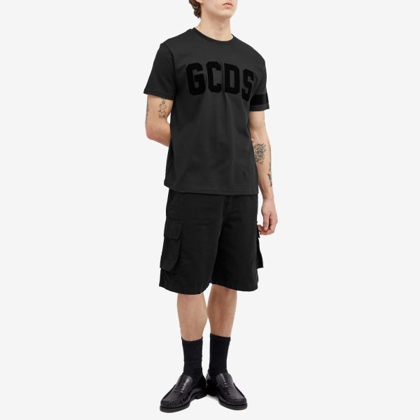 GCDS Logo Velvet T-Shirt