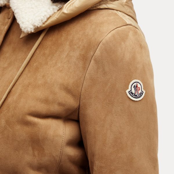 Moncler Dafne Shearling Padded Jacket