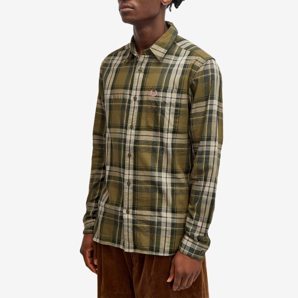 Fred Perry Twill Tartan Shirt