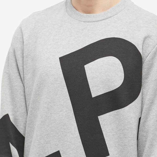 A.P.C. Cory All Over Logo Crew Sweat