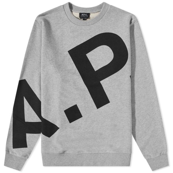 A.P.C. Cory All Over Logo Crew Sweat