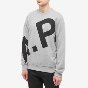 A.P.C. Cory All Over Logo Crew Sweat