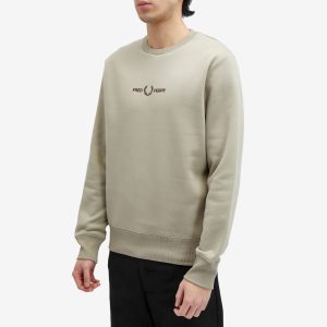 Fred Perry Embroidered Crew Sweater