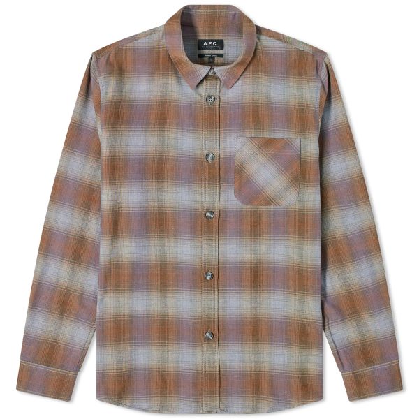 A.P.C. Trek Button Down Check Shirt