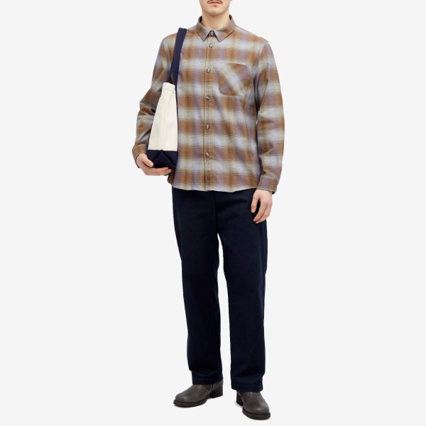 A.P.C. Trek Button Down Check Shirt