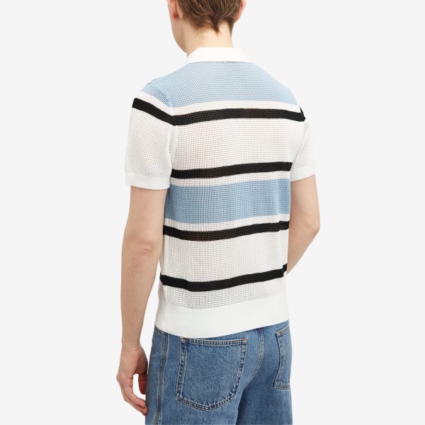 Dries Van Noten Mindo Stripe Knit Polo