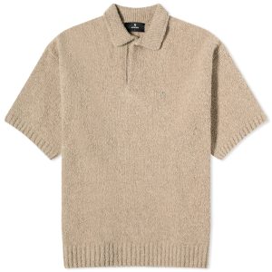 Represent Boucle Textured Knit Polo