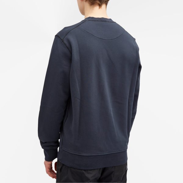 Stone Island Institutional One Badge Print Crew Sweat