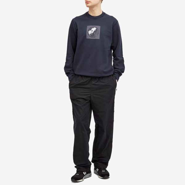 Stone Island Institutional One Badge Print Crew Sweat