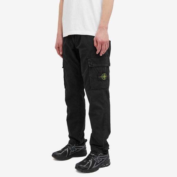 Stone Island Brushed Cotton Canvas Cargo Pants