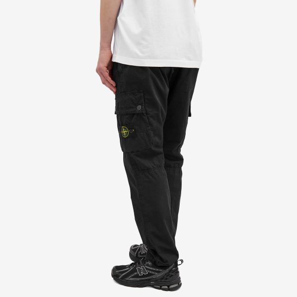 Stone Island Brushed Cotton Canvas Cargo Pants