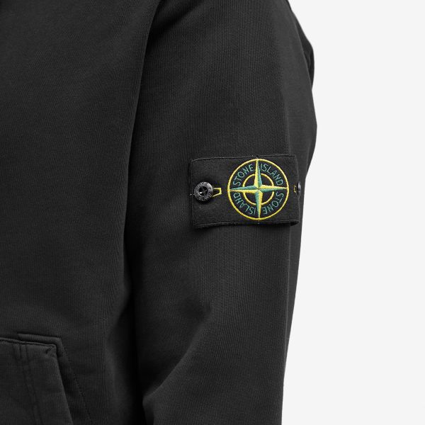 Stone Island Garment Dyed Zip Hoodie