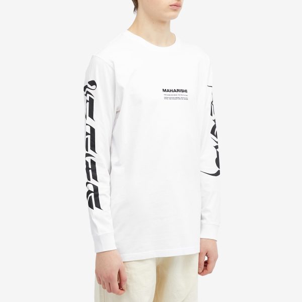 Maharishi Tashi Mannox Tibetan Sanskrit Long Sleeve T-Shirt