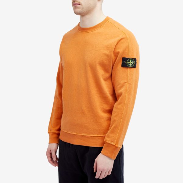 Stone Island Garment Dyed Malfile Crew Sweat