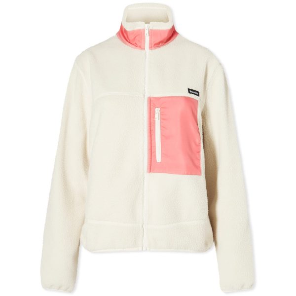 Sporty & Rich Zipped Sherpa Jacket