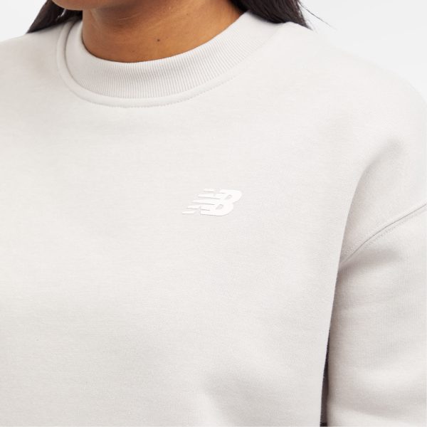 New Balance Linear Heritage Brushed Back Fleece Crewneck