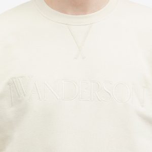 JW Anderson Logo Embroidery Crew Sweat