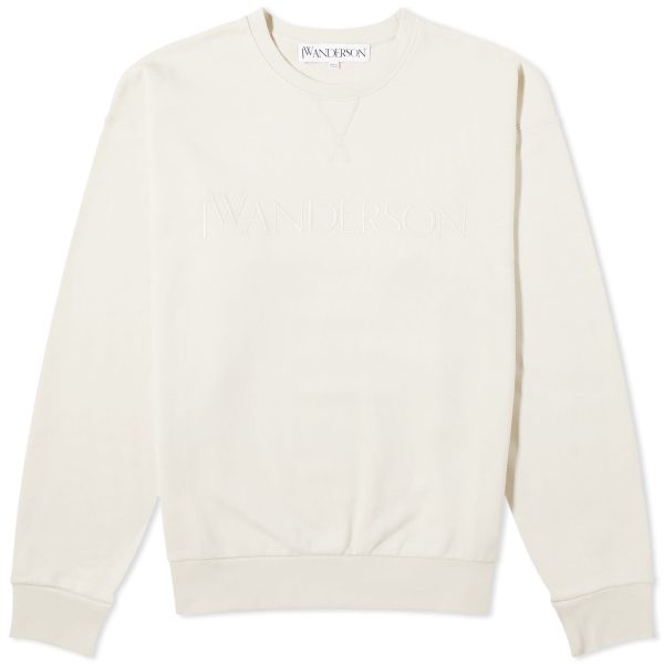 JW Anderson Logo Embroidery Crew Sweat