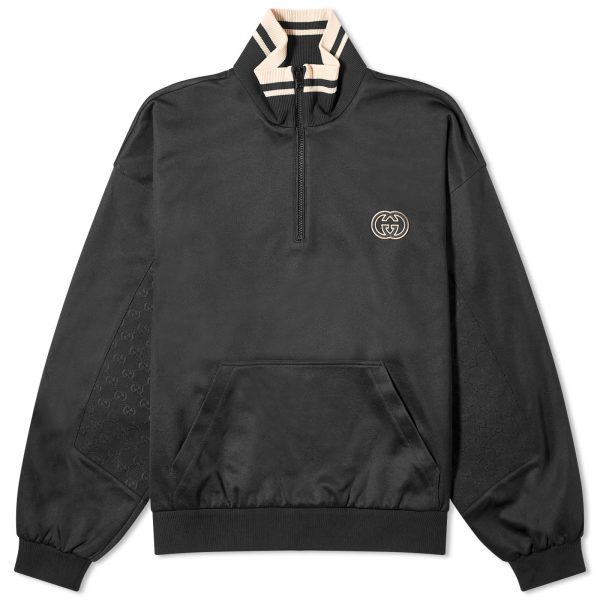 Gucci Interlocking Logo Half Zip Sweat