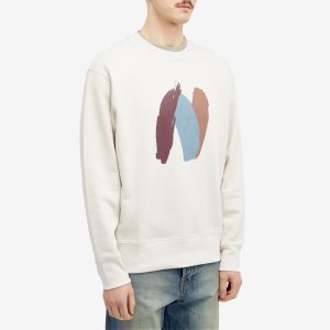 Norse Projects Arne Relaxed Paint N Logo Crew Sweatshirt