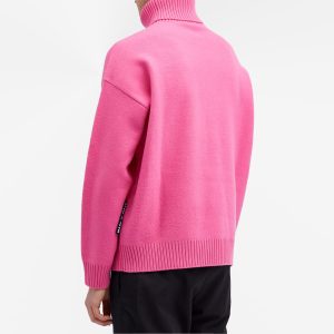 Gucci Logo Tab Turtle Neck Knit Jumper