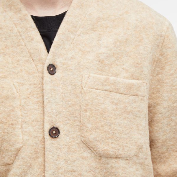 Universal Works Wool Fleece Cardigan - END. Exclusive