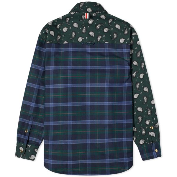 Thom Browne Snap Front Shirt Jacket