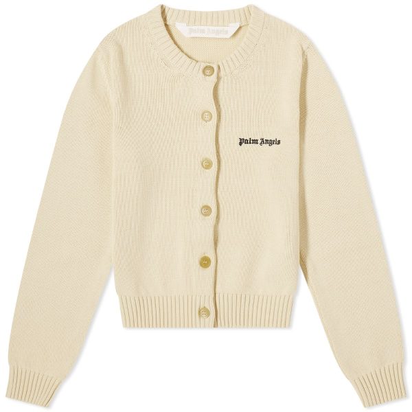 Palm Angels Classic Logo Fitted Cardigan