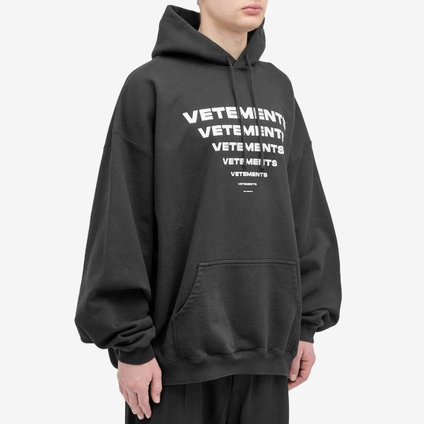 VETEMENTS Pyramid Logo Hoodie