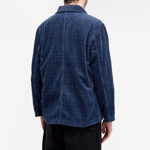 Universal Works Houndstooth Cord Bakers Chore Jacket