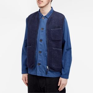 Universal Works Wool Fleece Zip Gilet - END. Exclusive