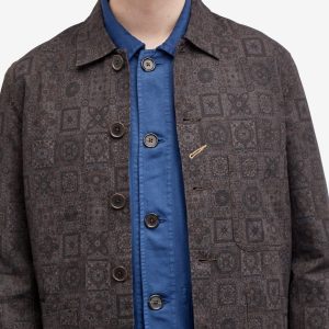 Universal Works Japanese Printed Twill Bakers Jacket