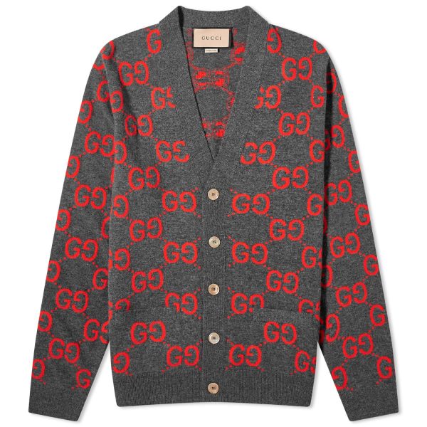 Gucci Jumbo GG Jacquard Cardigan