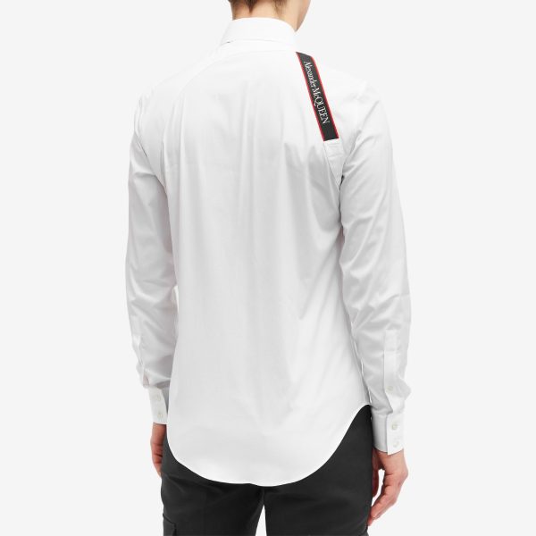 Alexander McQueen Tape Logo Harness Shirt