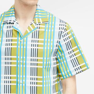 Lanvin Short Sleeve Check Vacation Shirt