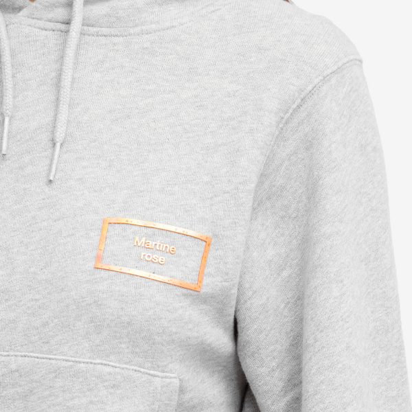 Martine Rose Shrunken Logo Hoodie