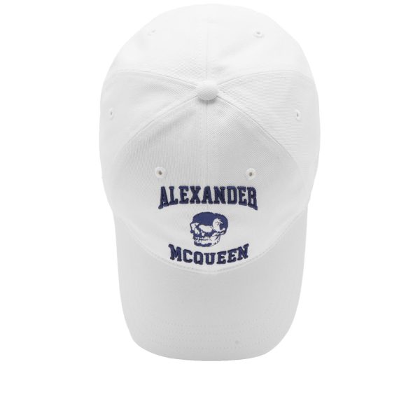 Alexander McQueen Varsity Skull Logo Cap