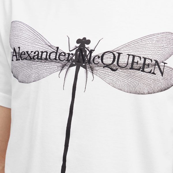 Alexander McQueen Dragonfly Print T-Shirt