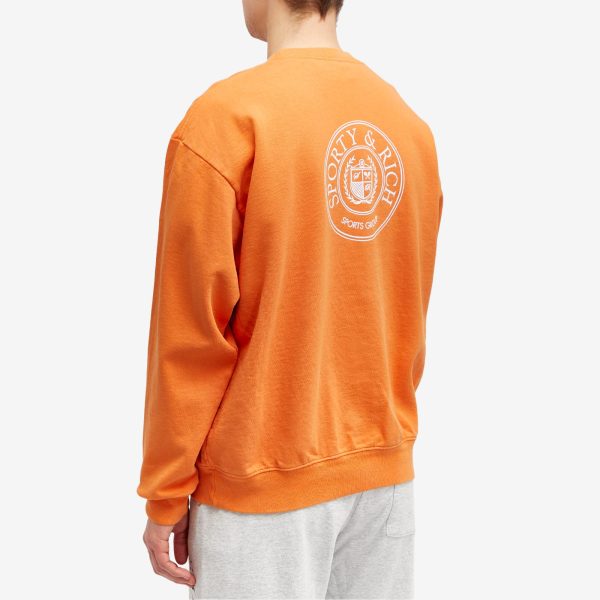 Sporty & Rich Conneticut Crest Crew Sweat