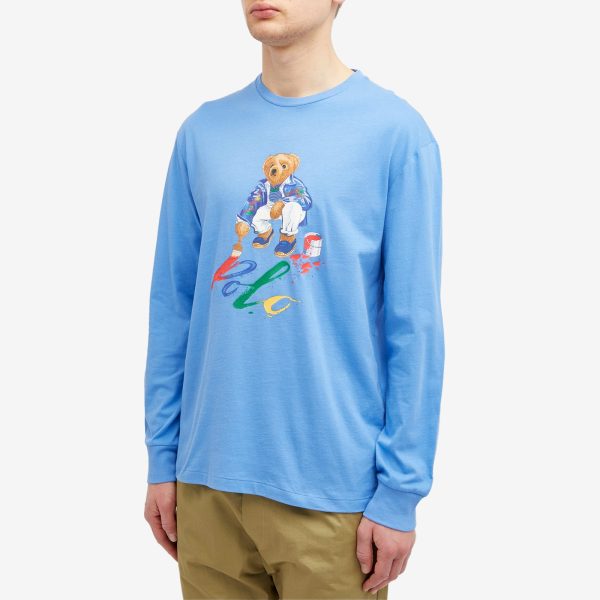 Polo Ralph Lauren Long Sleeve Painting Bear T-Shirt