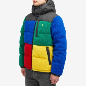 Polo Ralph Lauren Colour Block Fleece Puffer Jacket