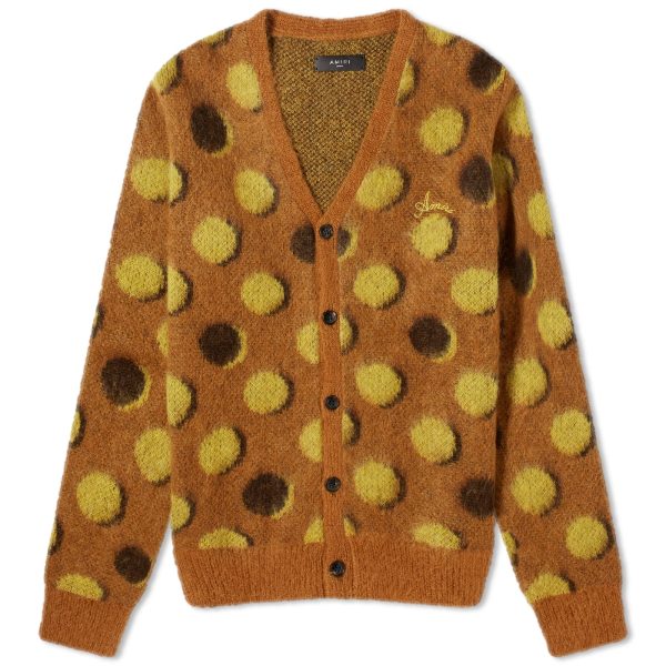 AMIRI Polkadot Mohair Cardigan