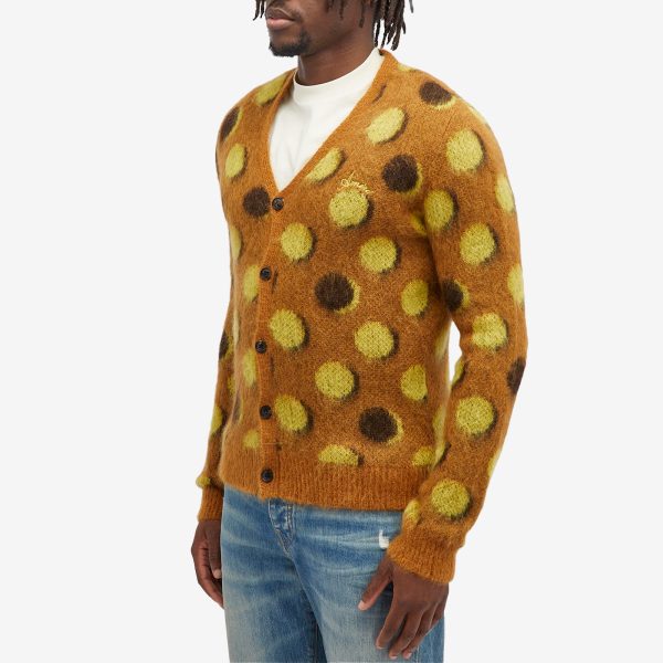 AMIRI Polkadot Mohair Cardigan