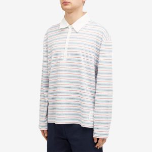 Thom Browne Striped Rugby Fit Polo