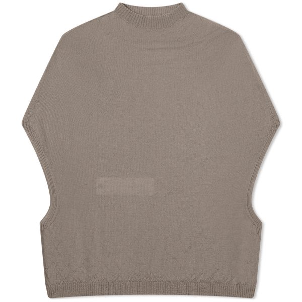 Rick Owens Cropped Crater Knit Top