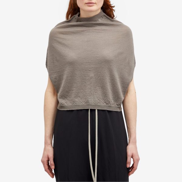 Rick Owens Cropped Crater Knit Top